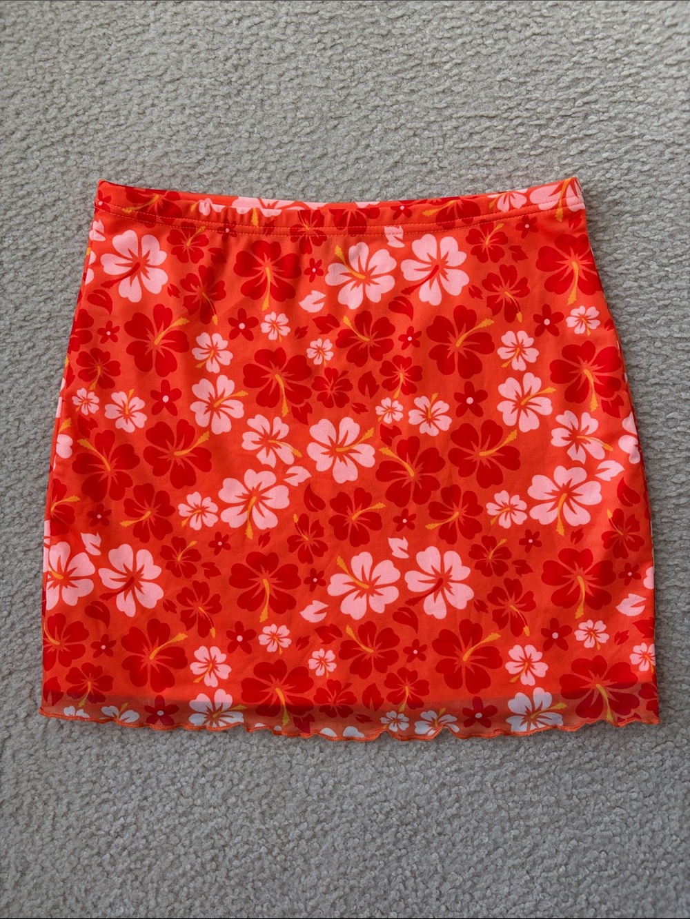 Orange Flower Skirt